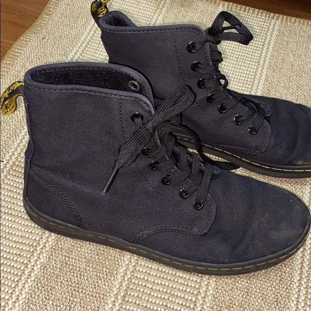 Doc Martens High Top Canvas Sneakers
